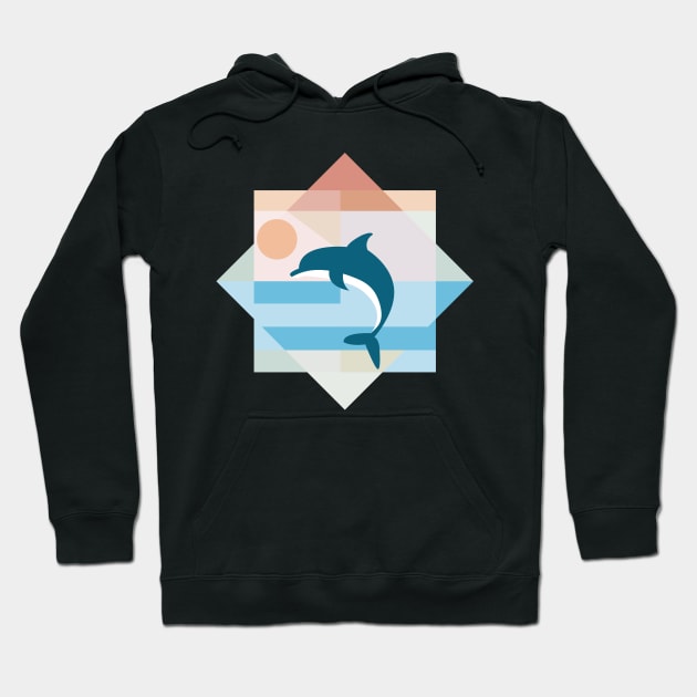 Dolphin Hoodie by soneroo_art